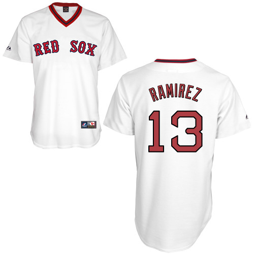 Hanley Ramirez #13 Youth Baseball Jersey-Boston Red Sox Authentic Home Alumni Association MLB Jersey